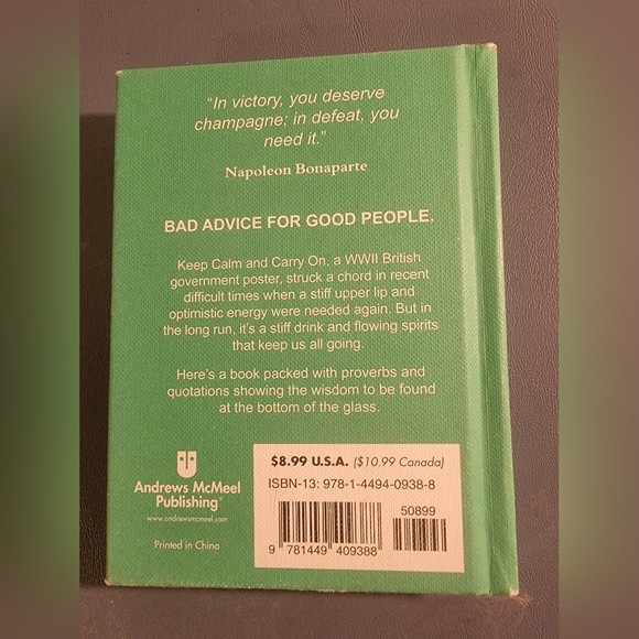 Keep Calm & Drink Up Mini Book - Picture 4 of 4